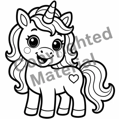 Unicorn B & W